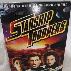 Starship Troopers Movie VHS - 1998 Outer space Aliens Drama Action Sci Fi